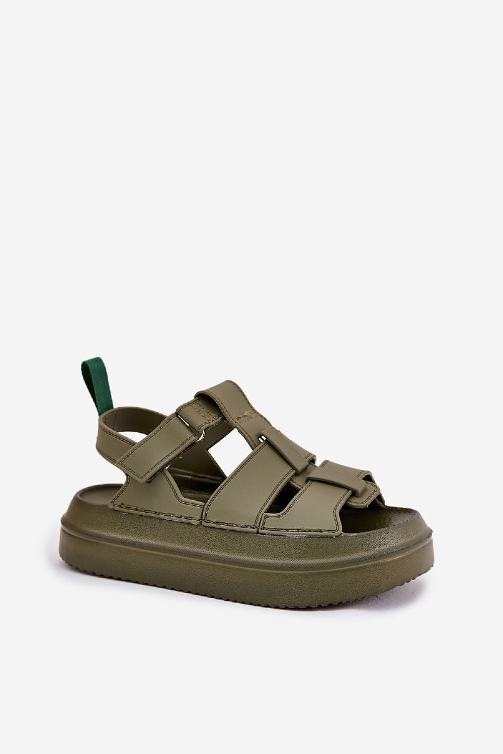 Step in Style women's platform sandals showcasing a chic design, lightweight foam sole, and Velcro straps for effortless summer styling.