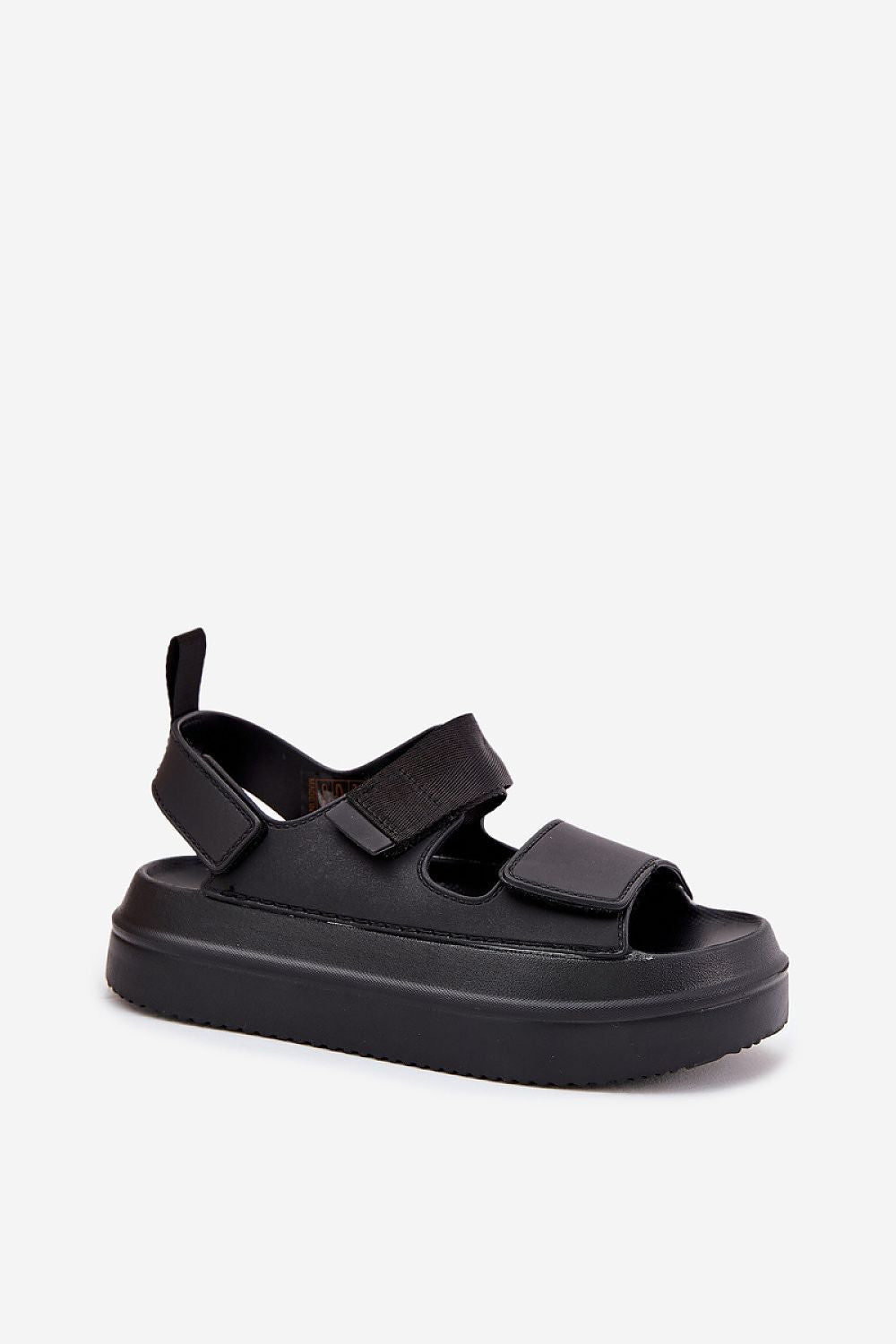 Stylish Women's Eco Leather Sandals by Step in Style, featuring a chic platform design and adjustable Velcro straps.
