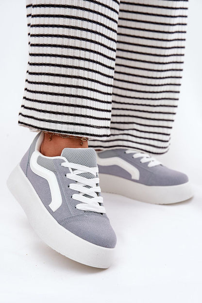 Elegant Women's Suede Platform Sneakers by Step in Style, combining comfort and sophistication for everyday wear.