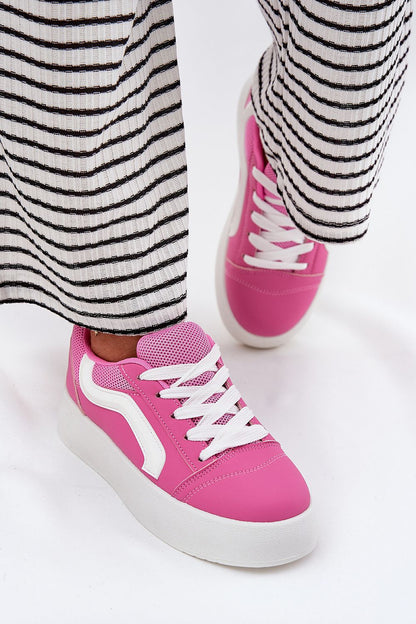 Stylish women's platform sneakers by Step in Style, crafted in soft suede for luxurious comfort and a trendy look.