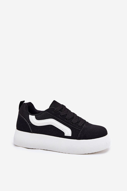 Stylish women's suede platform sneakers from Step in Style, designed with a 4cm platform and perfect for a fashionable yet comfortable everyday look.