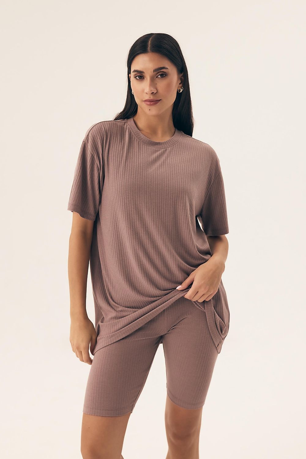 Lifestyle image of Henderson Women's Comfortable Pyjamas Set, perfect for relaxing evenings at home in luxury and style.