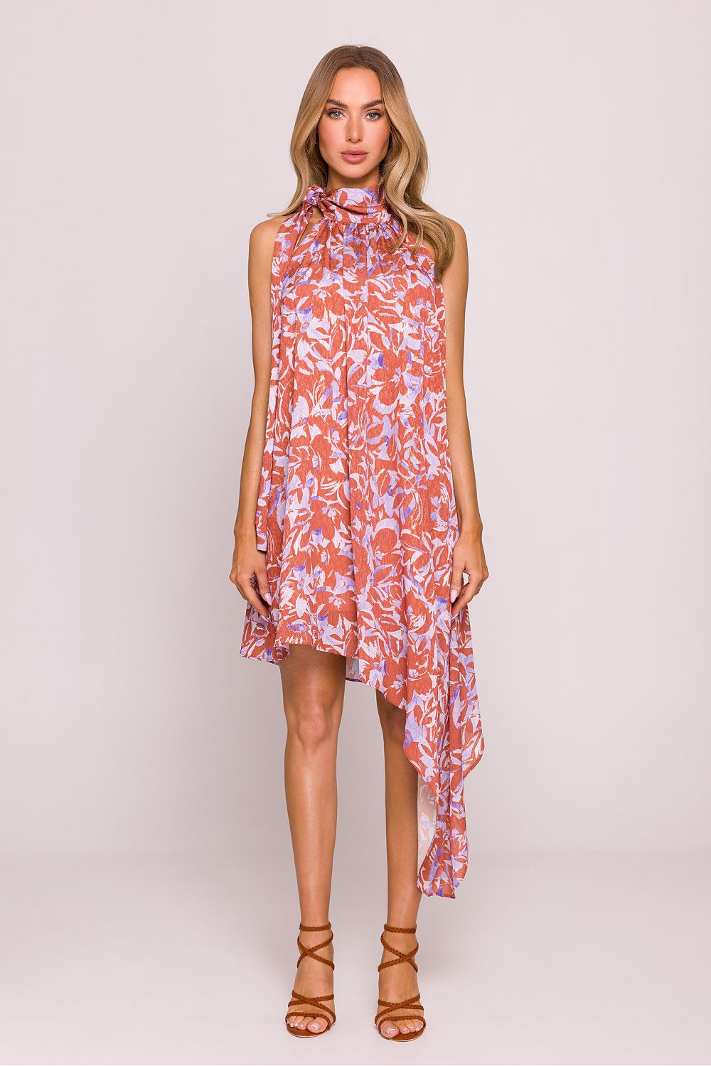 Moe Daydress with flowing silhouette and intricate jacquard print, designed to create a flattering and comfortable fit.