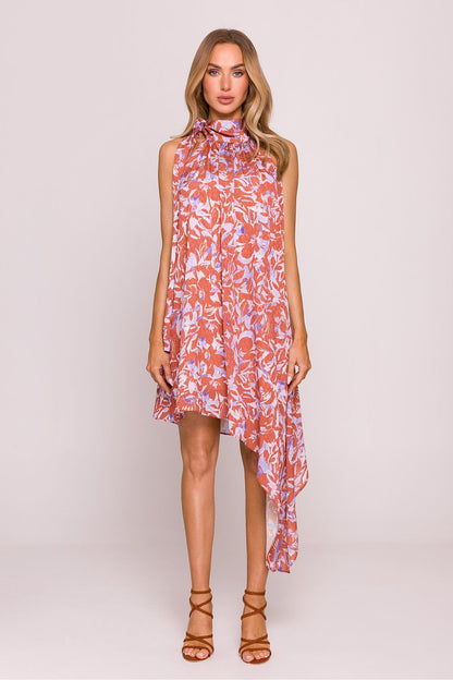 Moe Daydress with flowing silhouette and intricate jacquard print, designed to create a flattering and comfortable fit.