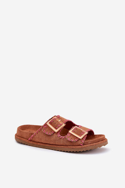 Step in Style premium women's suede sandals with a comfort footbed perfect for summer urban chic.