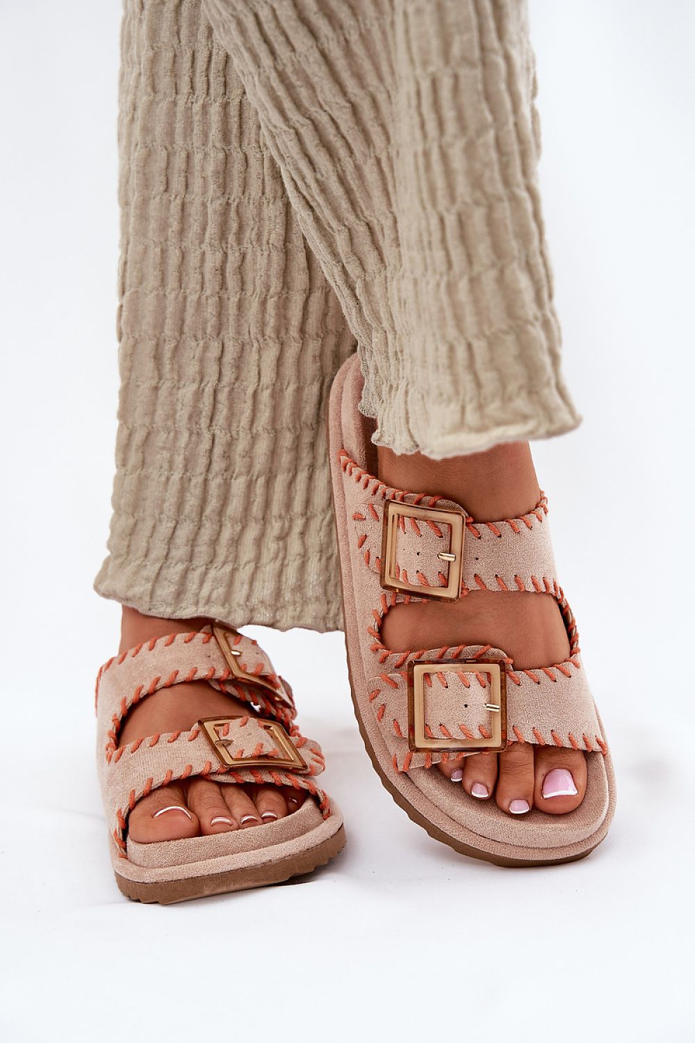 Step in Style luxury suede sandals for women, combining fashionable design with a comfortable footbed, available in EU sizes 36-41.