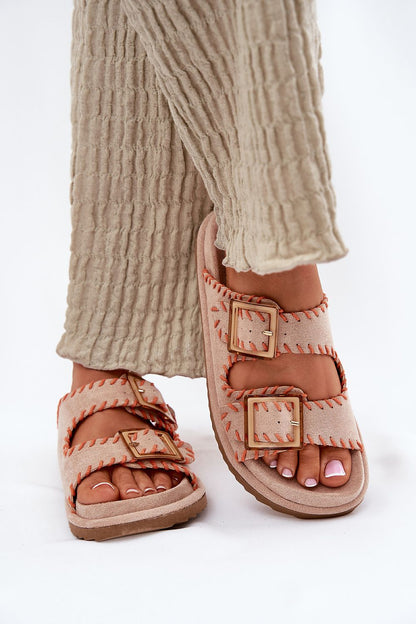 Step in Style luxury suede sandals for women, combining fashionable design with a comfortable footbed, available in EU sizes 36-41.