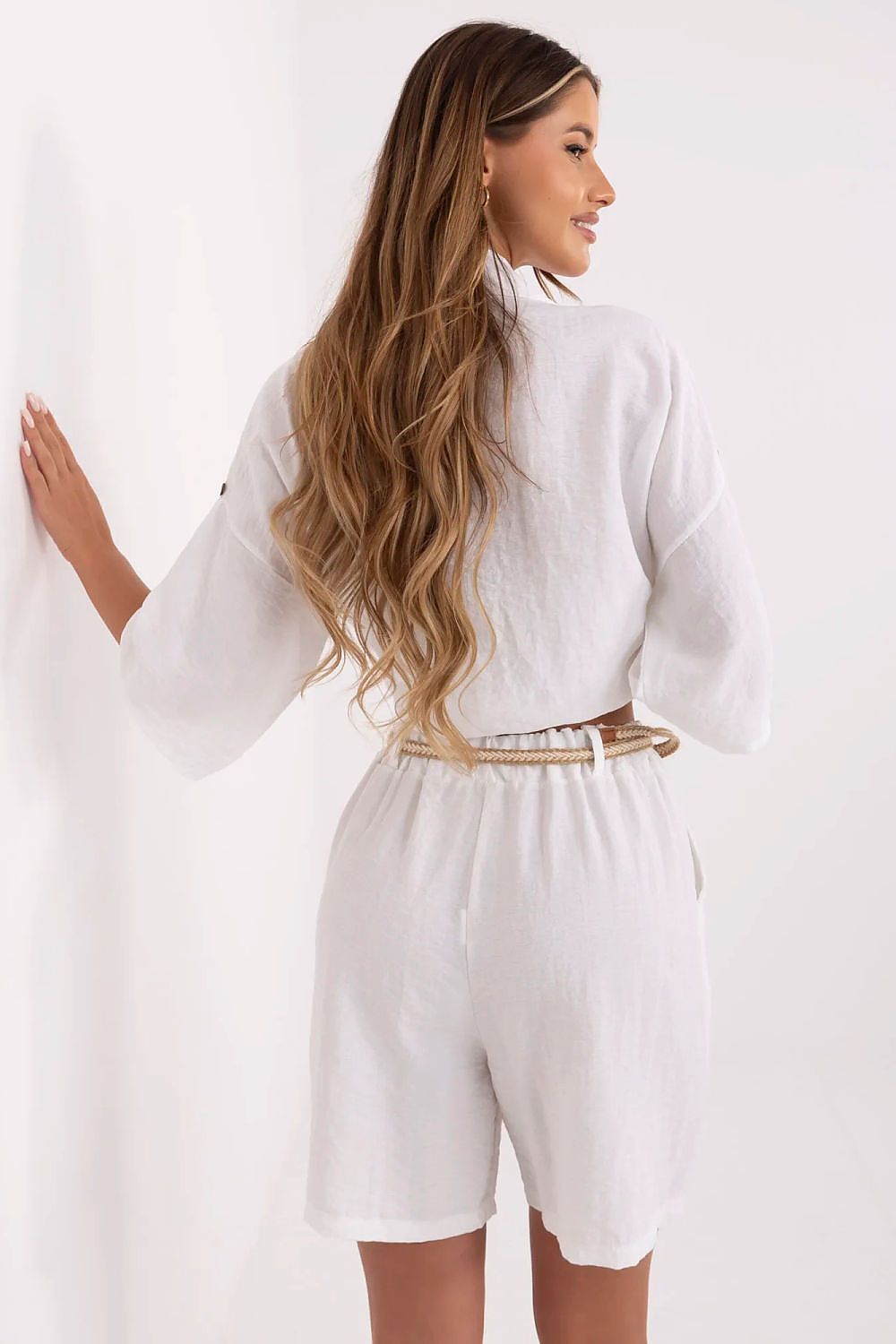 Italy Moda's summer boho shorts, showcasing wide legs and perfect silhouette enhancement, ideal for warm weather.
