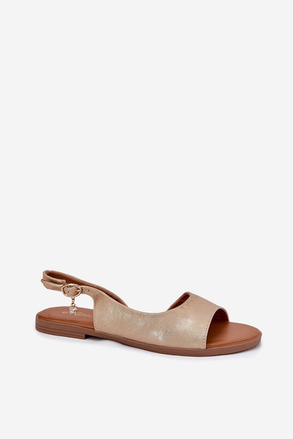 Sophisticated eco leather women's sandals with adjustable buckle by Step in Style, embodying comfort and style for any summer occasion.