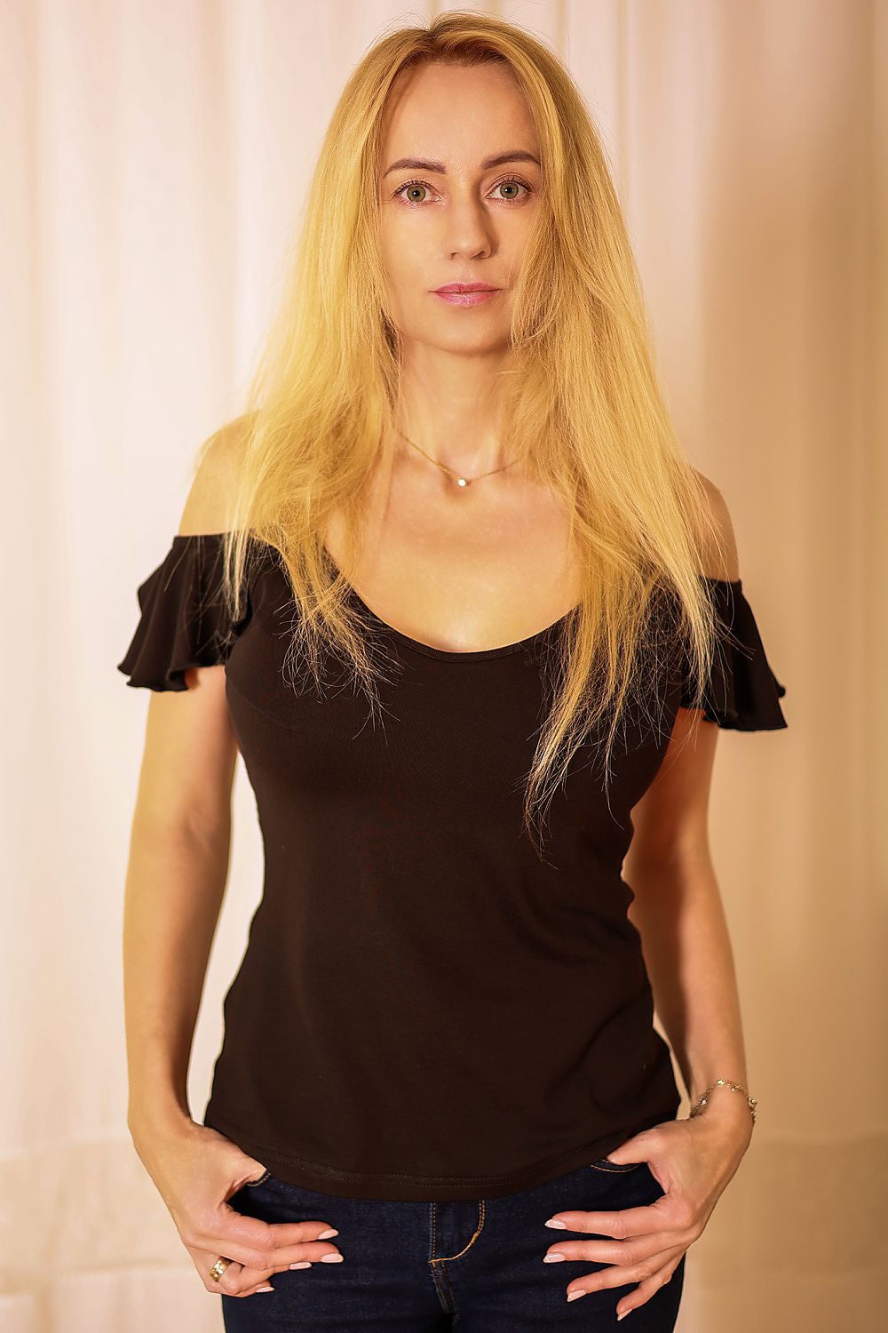 Elegant Vera Romantic Viscose Blouse by Mirale featuring delicate ruffles and a lightweight design, perfect for summer styling.