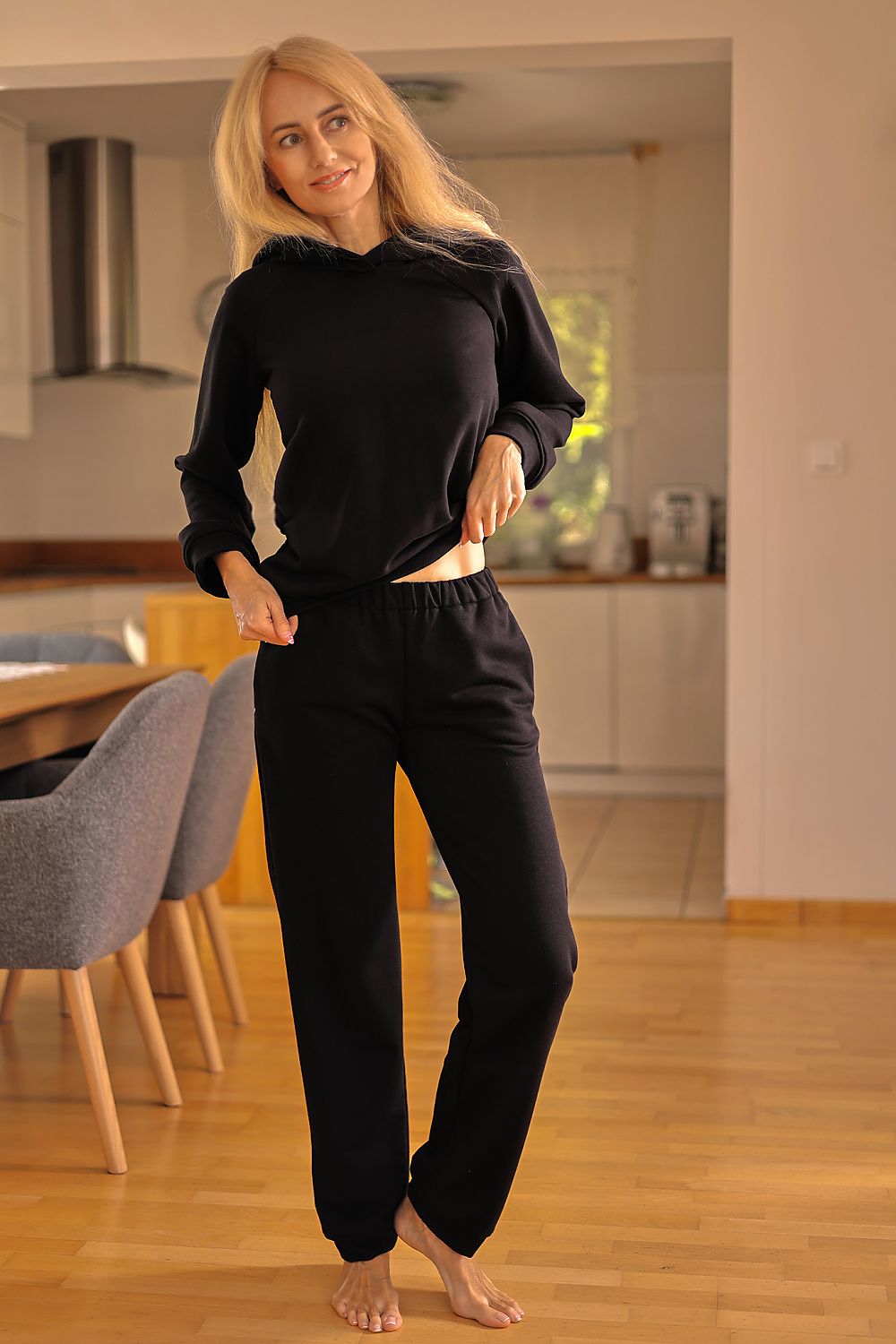 Mirale Women's Brav Lounge Set in sizes S-XXL, embodying a chic sporty look with premium cotton fabric.
