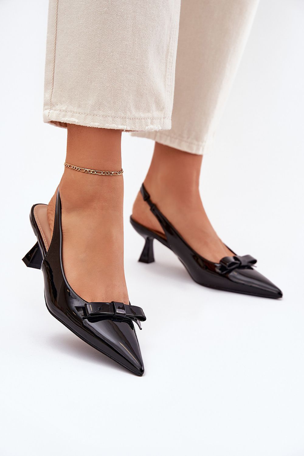 Elegant women's eco leather heel sandals by Step in style, featuring a 6 cm heel height and suitable for sizes EU 36-41, perfect for special occasions.
