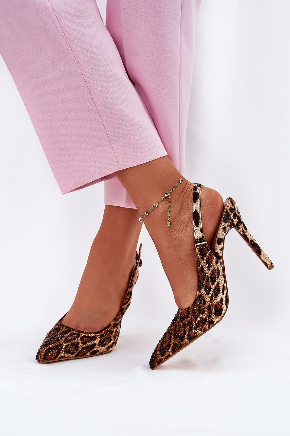 Elegant high-heeled sandals by Step in Style featuring an adjustable strap, perfect for creating a chic silhouette, available in sizes EU 36-41.