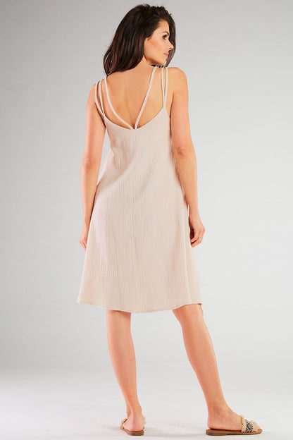 Stylish Luxury Infinite You Daydress in size S/M on a model, accentuating the upper body with its flattering design and comfortable fit.