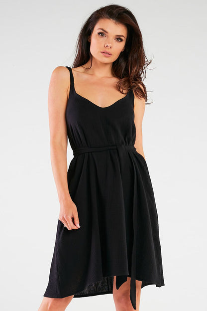 Elegant Luxury Infinite You Daydress showcasing the comfortable cotton-lycra blend fabric, perfect for a luxurious wardrobe.