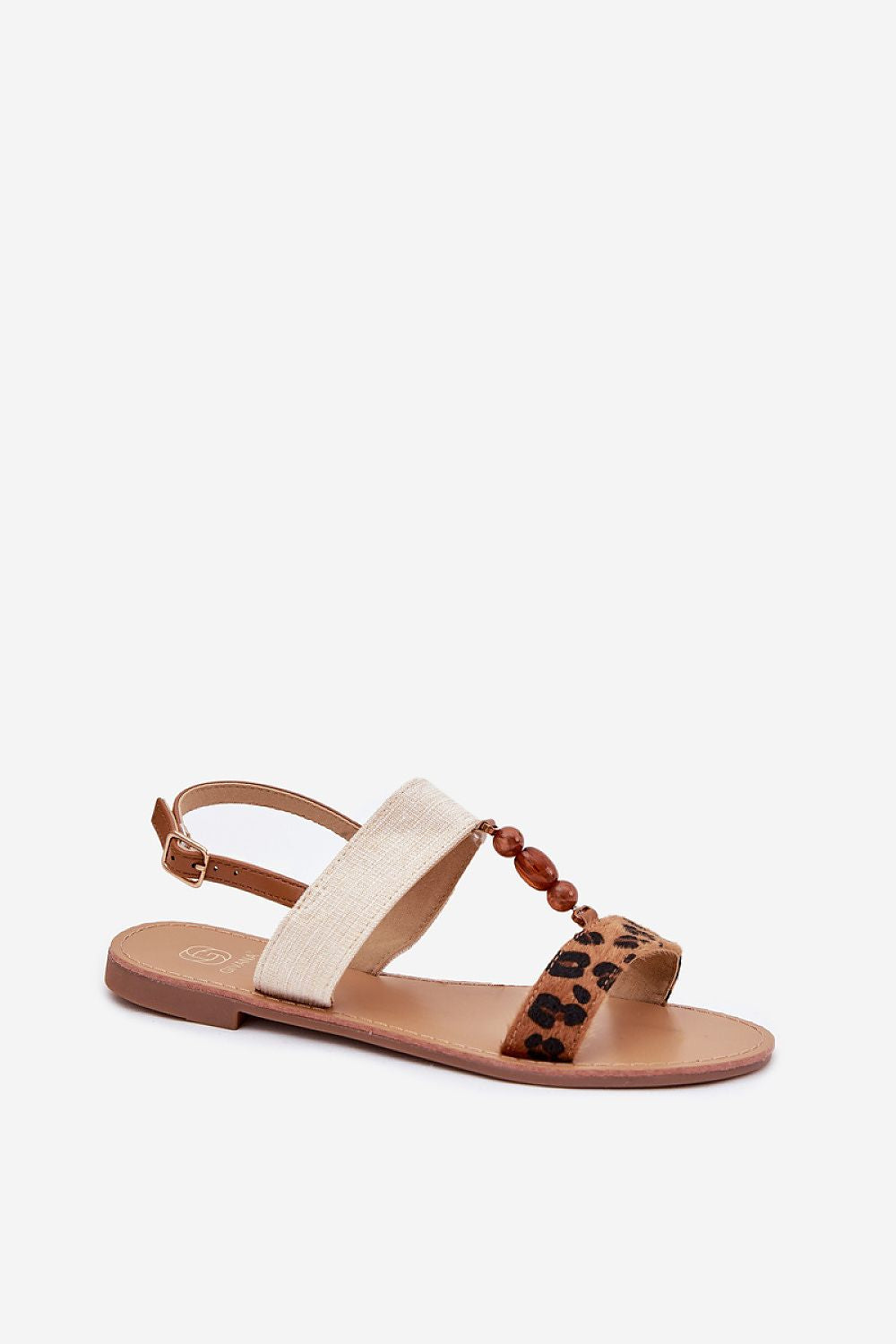 Luxurious women's sandals by Step in Style featuring lightweight design and intricate bead accents, ideal for stylish summer wear.