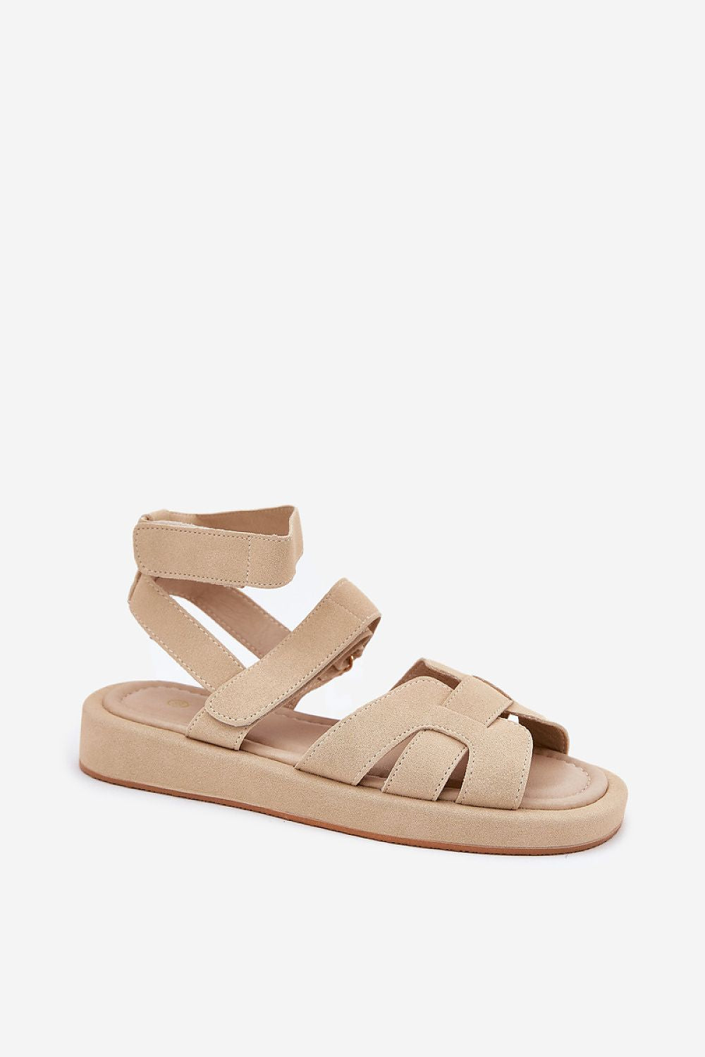 Luxury women’s stylish Velcro sandals by Step in Style, featuring a comfortable 2.5 cm platform designed for everyday elegance. Available in sizes EU 36-41.