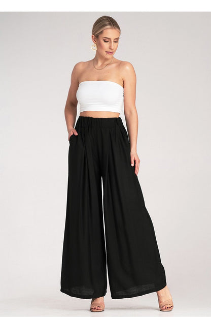 Luxury high waist loose skirt by Figl, made from breathable fabric, perfect for stylish summer outings.