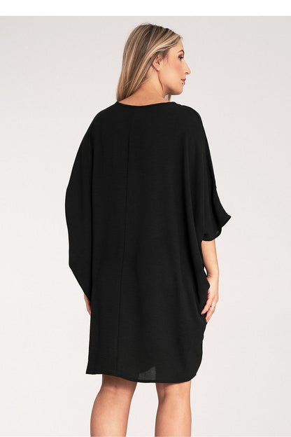 Refined Figl wide-sleeved loose daydress, designed for comfort and versatility in sizes S to XL.