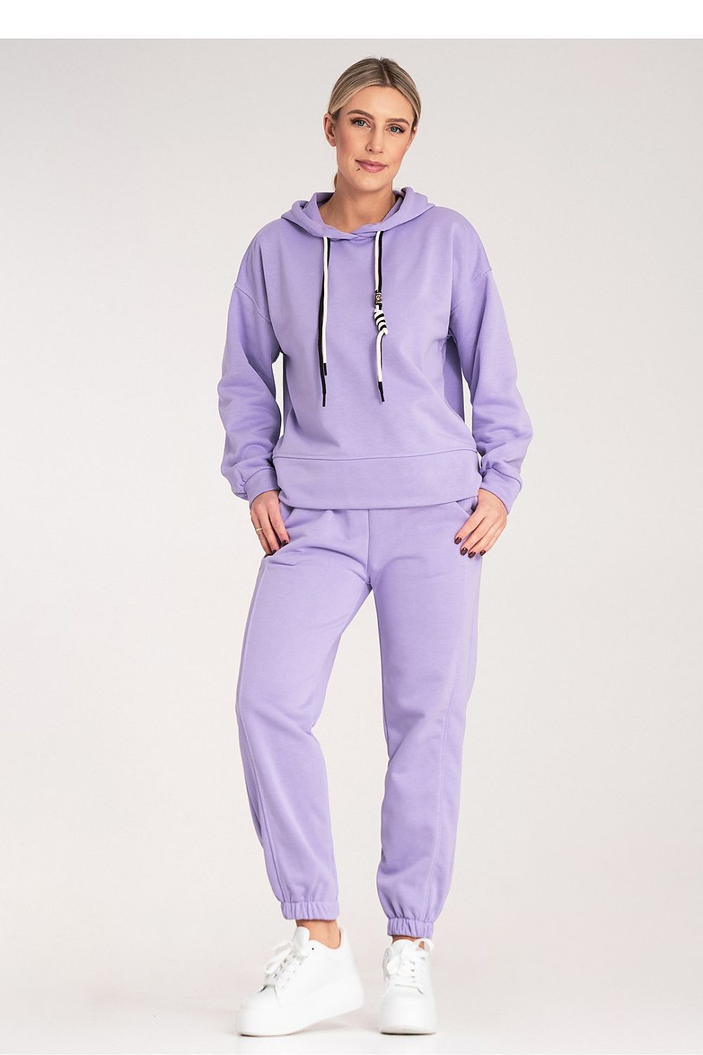 Elegant Figl adjustable waist pants designed for comfort in a luxury cotton blend sweat suit.