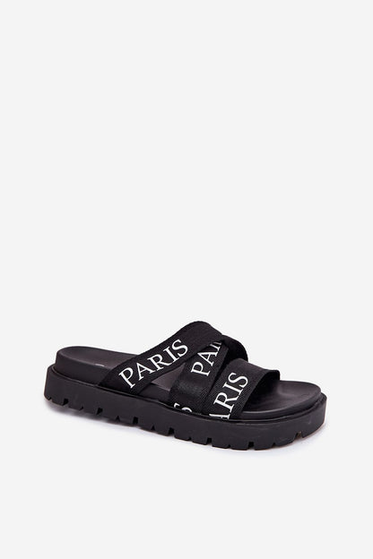 Fashionable platform sandals for women designed by Step in Style, showcasing a chic fabric strap design and a modern heel height of 4 cm.