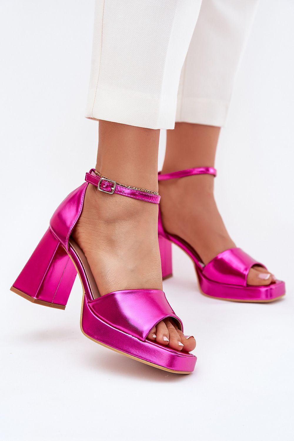 Elevate your summer wardrobe with Step in Style's eco leather heel sandals, showcasing a comfortable fit and timeless design.