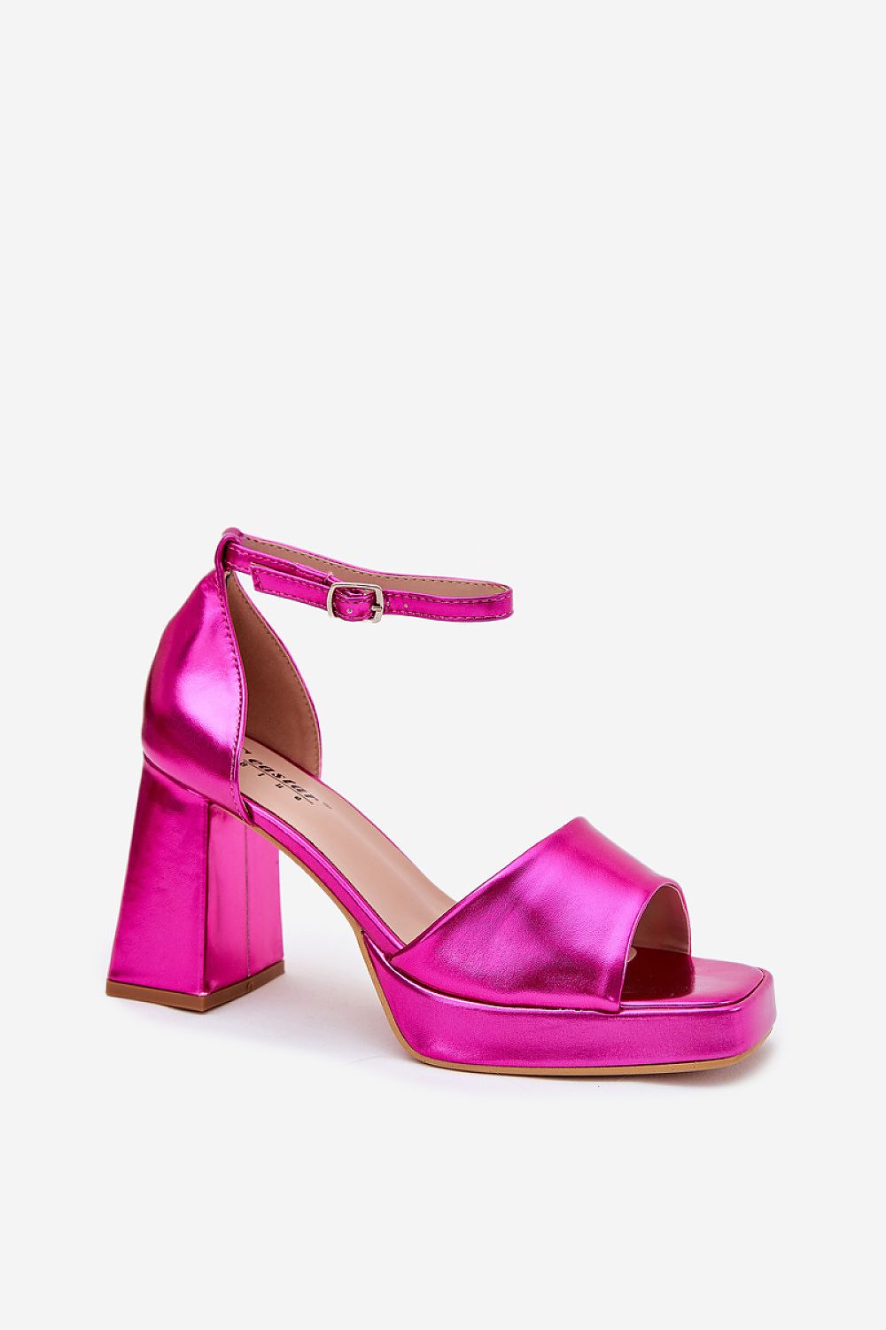 Summer-ready eco leather women's heel sandals by Step in Style, designed for elegance and support with a striking 9cm heel.