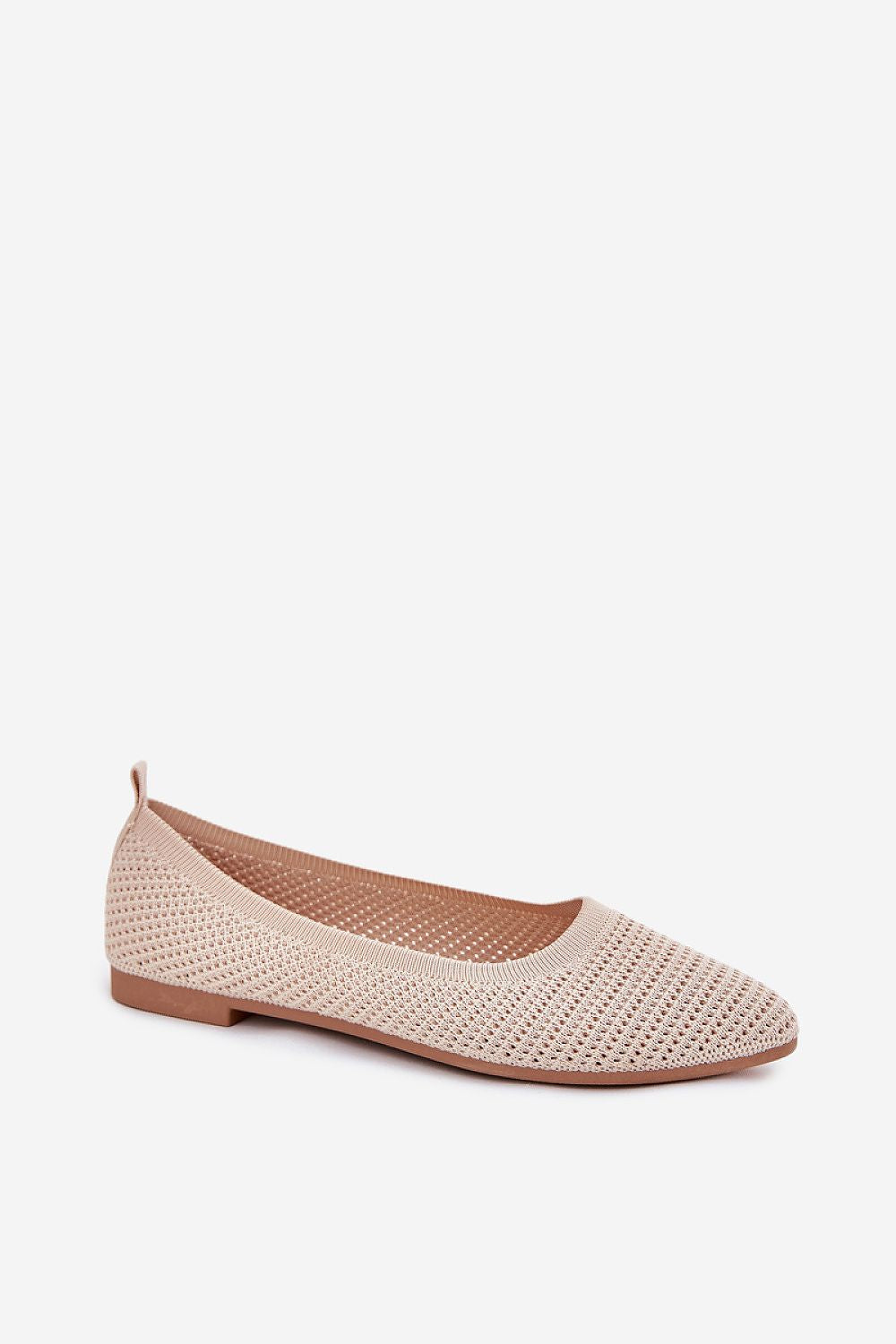 Complete display of Step in Style's luxury women's almond-toe mesh ballet flats, highlighting their chic design and fashionable appeal for warmer days.