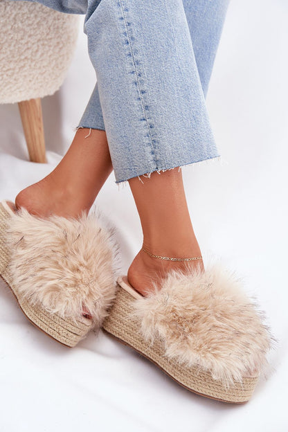 Stylish summer outfit accessorized with Step in Style ladies' wedge platform slippers, embodying elegance and comfort.