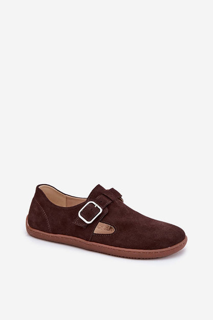Luxurious barefoot shoes with a wide toe box by Step in Style, crafted from soft suede leather for ultimate comfort.