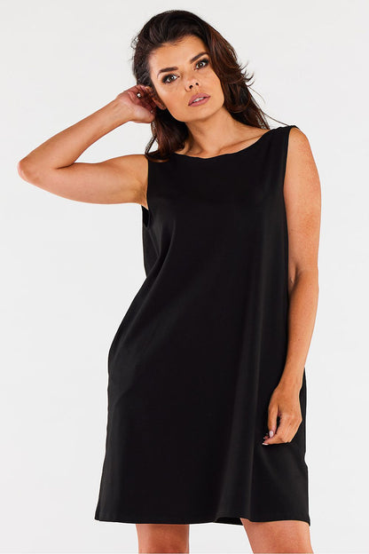 Chic V-Back Luxe Daydress with pockets from Infinite You, expertly crafted for a feminine silhouette and everyday elegance.