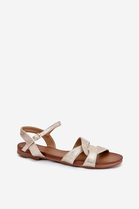 Step in style's luxurious eco leather sandals featuring an adjustable buckle, elegantly crafted for ultimate comfort and style.