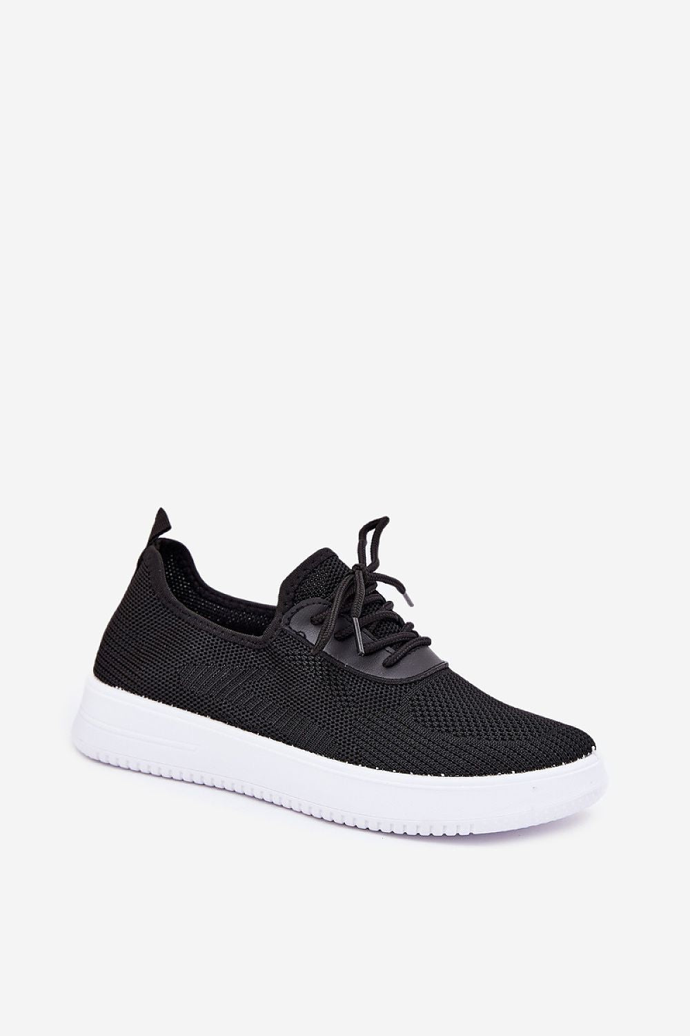 Chic and fashionable lightweight women's sport shoes featuring a sleek textile upper and a stylish platform, crafted by Step in Style for everyday luxury.