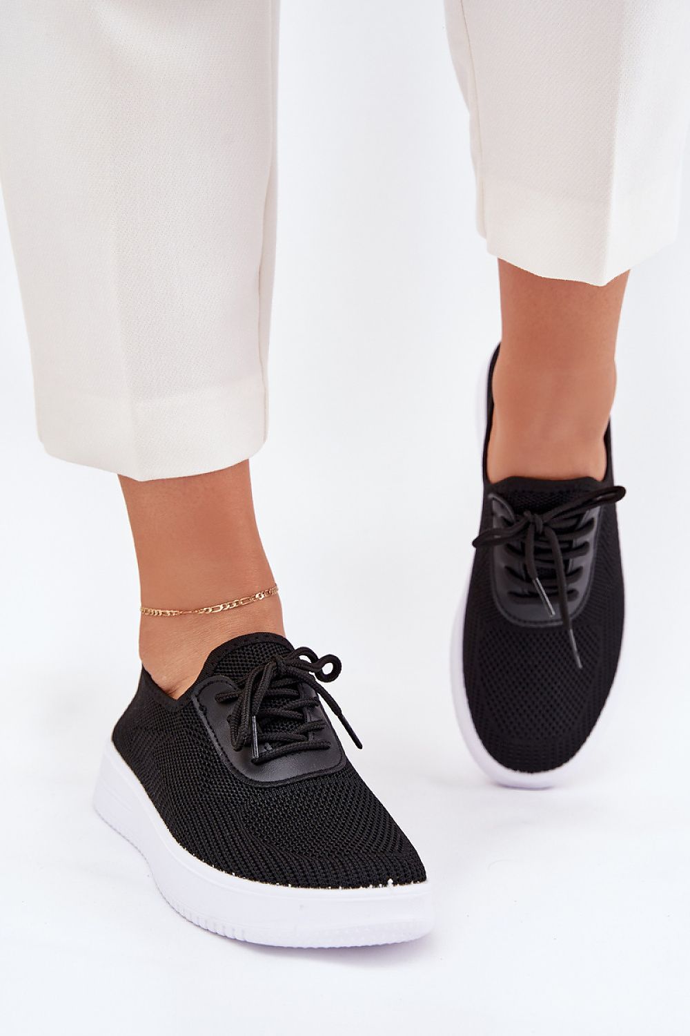 Sophisticated slip-on sport shoes for women with plush foam insoles and a modern platform, designed by Step in Style for unparalleled comfort and elegance.