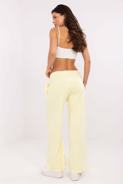 Complete view of Relevance luxury cotton-polyester tracksuit trousers, ideal for modern comfort and stylish casual outings.
