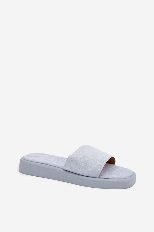 Luxurious women's flip-flops made of eco-suede from Step in Style, perfect for effortless sophistication in sizes EU 36-41.