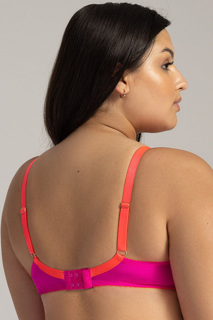 Luxury Soft Ava Bra elegantly displayed, highlighting its adjustable straps and smooth finish, perfect for enhancing natural shape.