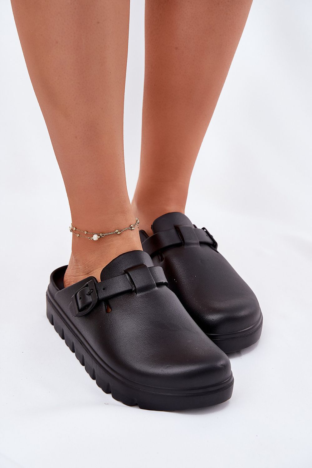 Elegant foam platform clogs for women by Step in Style, ideal for summer walks, highlighting their lightweight comfort and chic design.