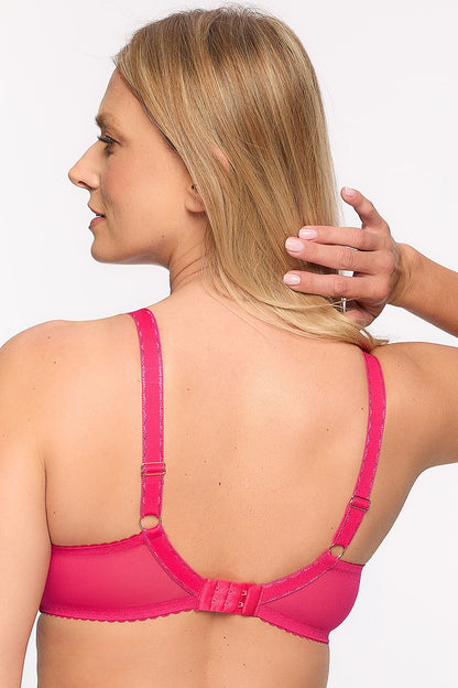 Stylish Luxury Bra by Gaia, designed for larger sizes, with adjustable straps and exquisite detailing delivering both support and elegance.