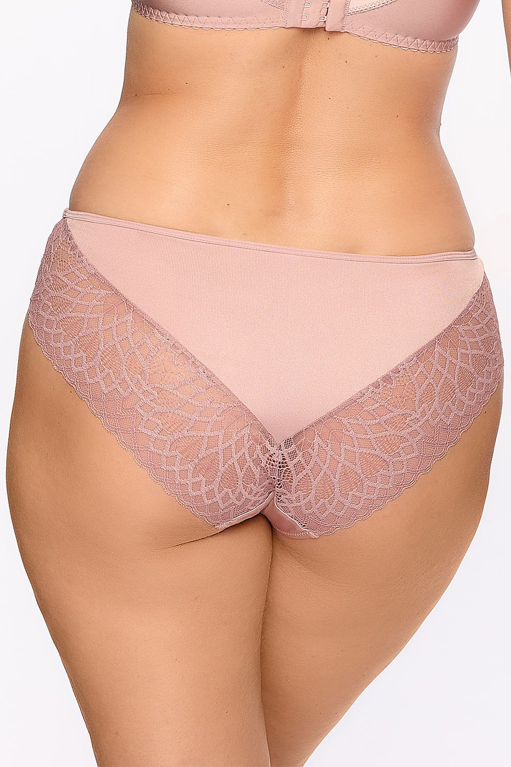 Elegant packaging of Gaia's classic panties made from lace and microfiber, perfect for gifting, with sizes ranging from S to XXL.