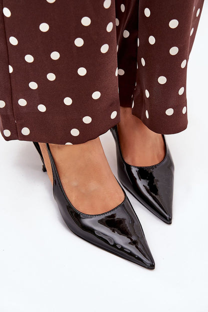 Elegant Women's Pointed Toe Open Heel Pumps by Step in Style, featuring a 6cm heel, classic and modern design, ideal for sophisticated evening attire.