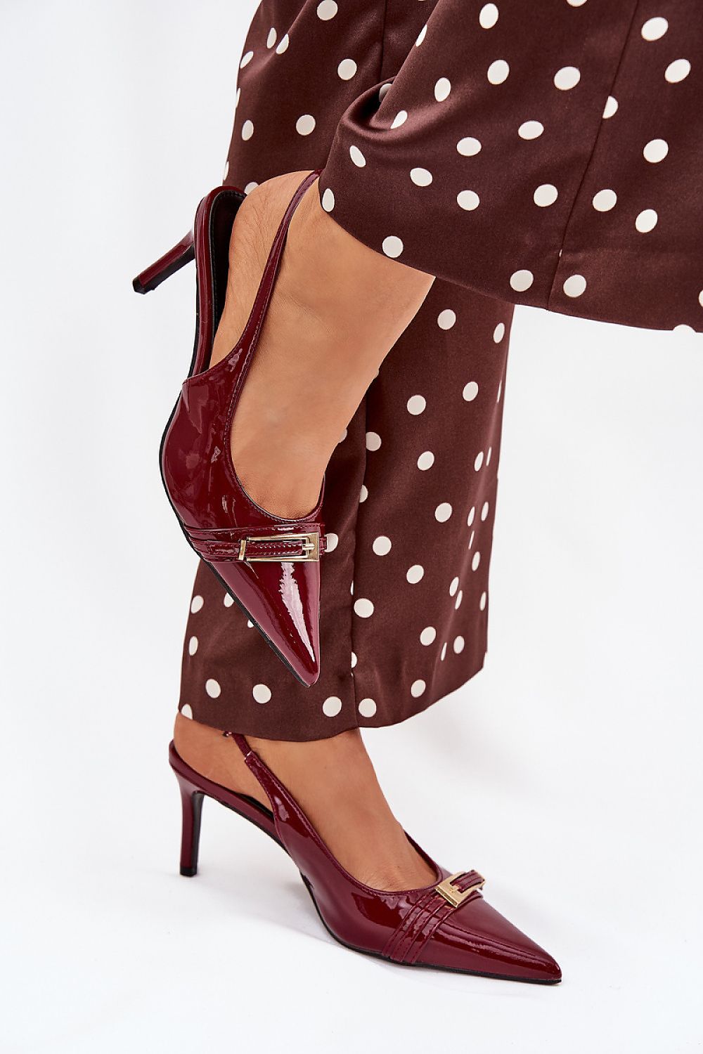 Stylish stiletto pumps from Step in style, made of eco-leather with a pointed toe design, enhancing elegance for graceful silhouettes.