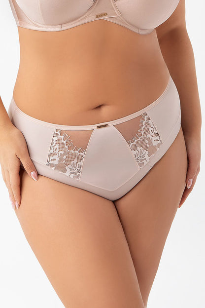 Gorsenia Lingerie High-Waisted Panties displayed in elegant gift packaging, ideal for special occasions.