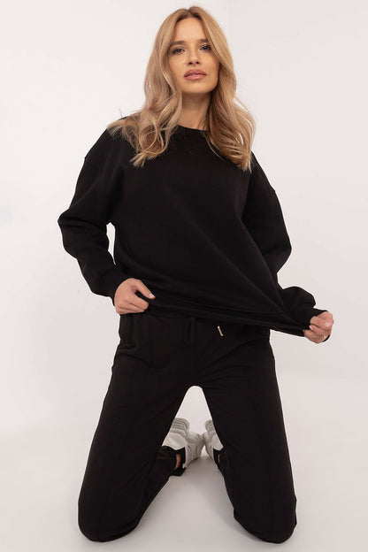 Stylish Cotton-Spandex men's and women's tracksuit trousers by Factory Price, designed for comfort and chic casual wear.