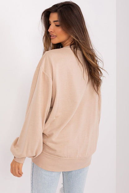 Stylish Ex Moda Women's Oversized Sweatshirt in cotton blend, designed for maximum comfort and modern elegance in EU Size 0.