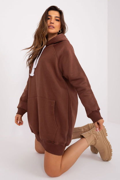 Soft and stylish Ex Moda Long Hooded Sweatshirt, ideal for versatile everyday wear and outdoor activities.