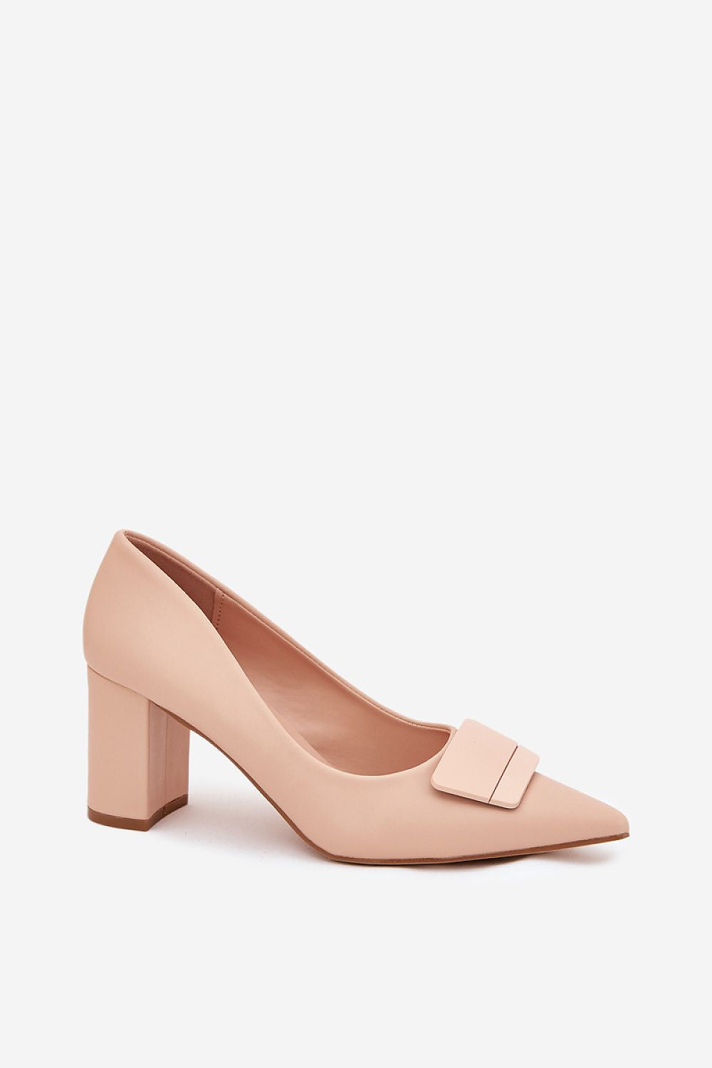 Stylish women's eco leather pumps from Step in Style, embodying luxury with their polished finish and versatile design suitable for elegant outfits.