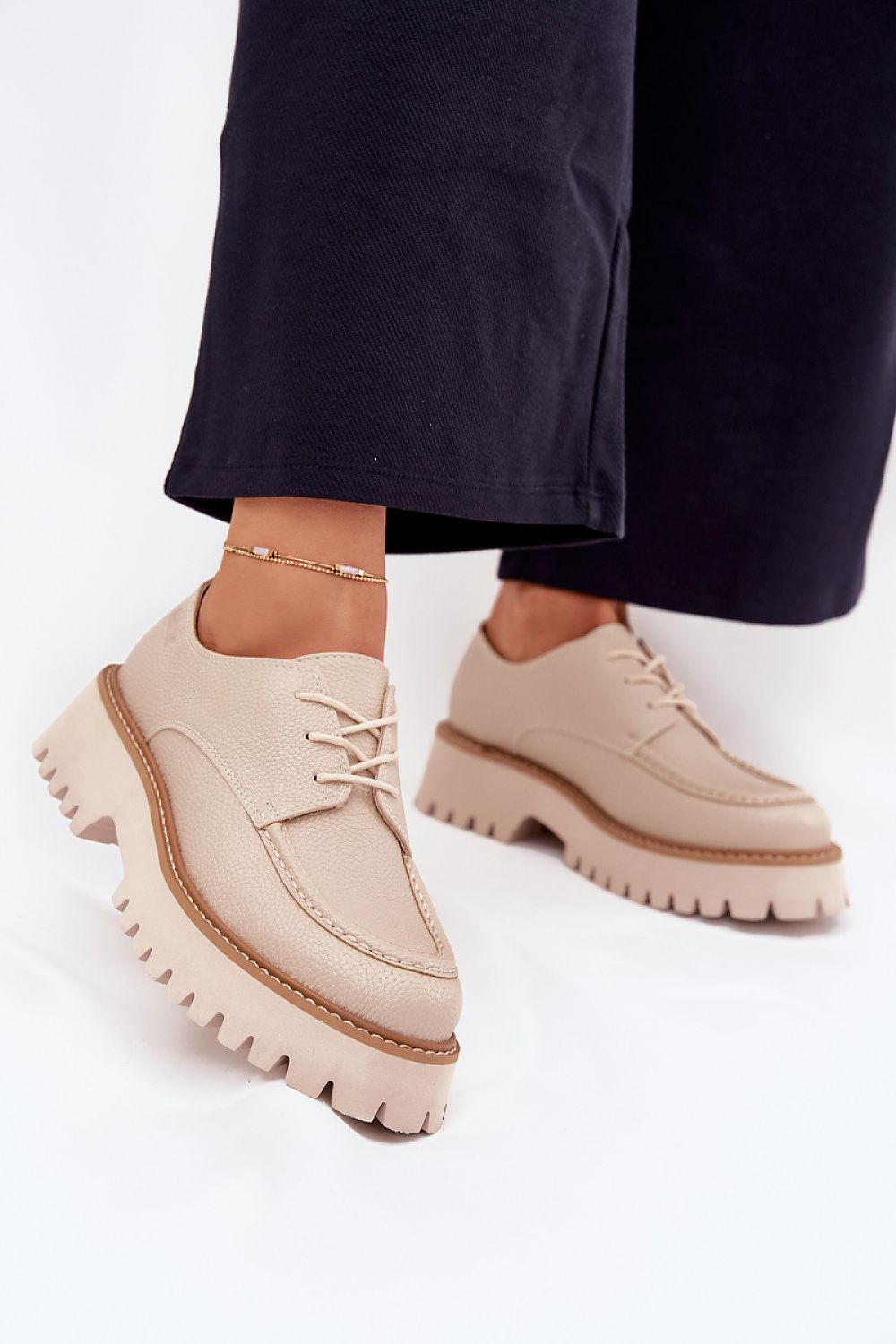 Elegant women's moccasin loafers in eco leather by Step in Style, featuring a comfortable flat heel, rounded toe design, and available in sizes EU 36-41 for a chic everyday look.