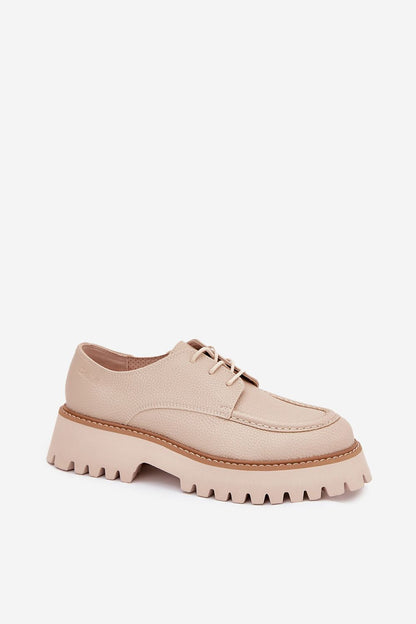 Elegant women's moccasin loafers in eco leather featuring a stylish laced design, by Step in Style, suitable for both casual and elegant outfits.
