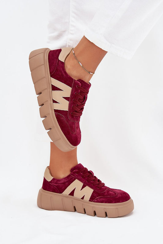 Elevate your style with Vinceza Women's Suede Sneakers featuring a chic platform design, exuding luxury and comfort.